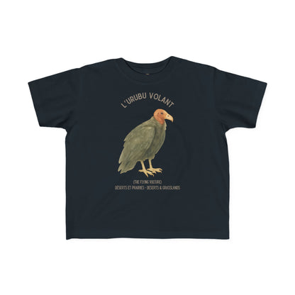 Urubu/Vulture Toddler Tee — 'L'Urubu Volant' French Kids Shirt