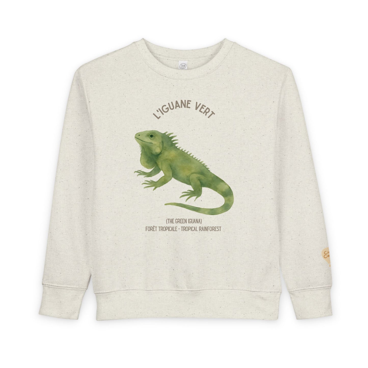 Iguane/Iguana Animal Graphic Crewneck - Toddler Sweatshirt