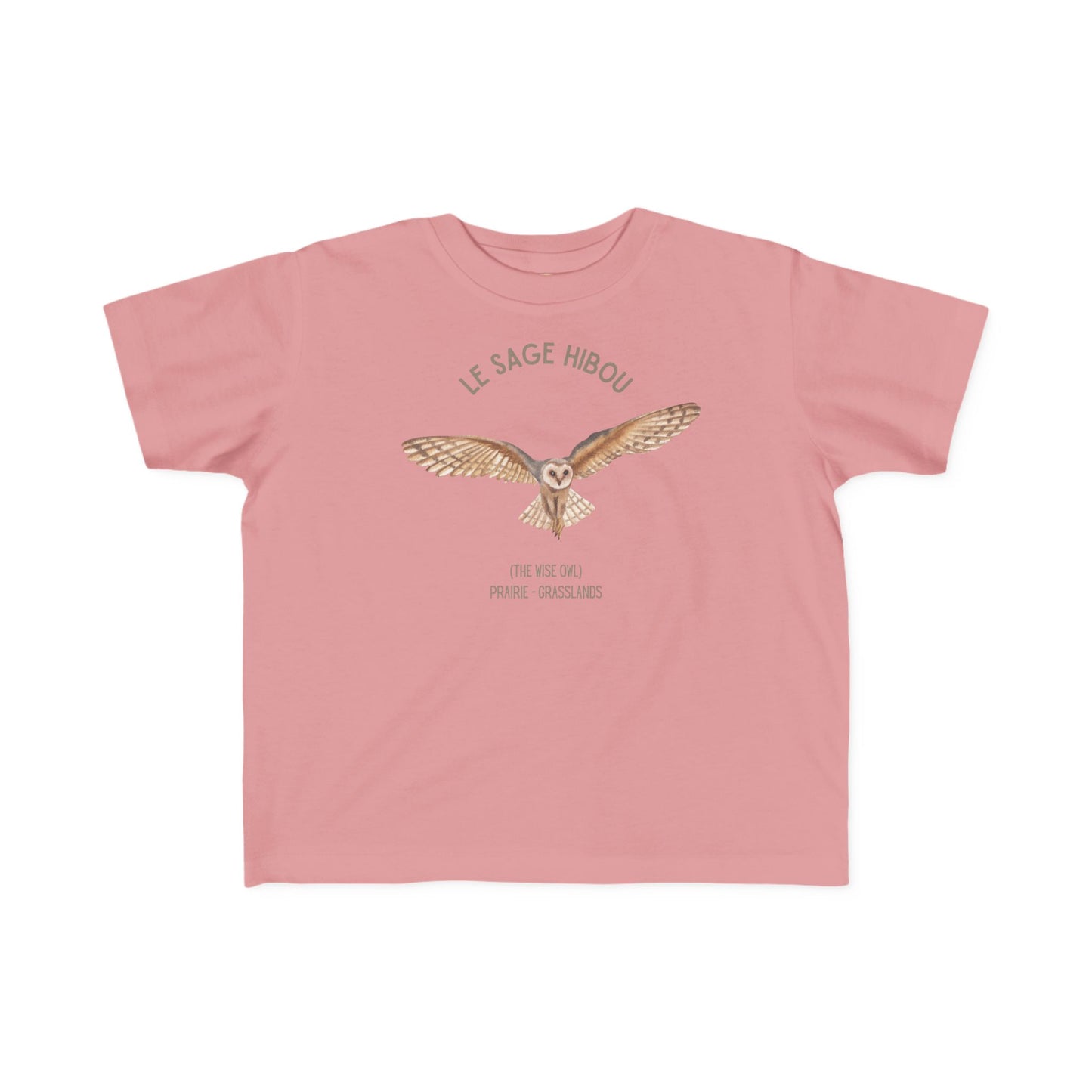 Hibou/Owl Toddler Tee — 'Le Sage Hibou' French Kids Tee