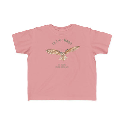 Hibou/Owl Toddler Tee — 'Le Sage Hibou' French Kids Tee
