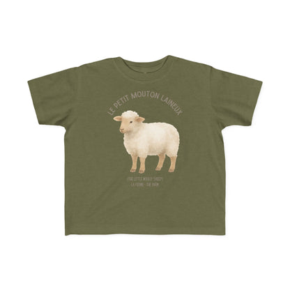 Mouton/Sheep Toddler Tee — 'Le Petit Mouton Laineux' French Kids Shirt