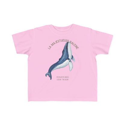 Baleine/Whale Toddler Tee — 'La Majestueuse Baleine' French Kids Shirt