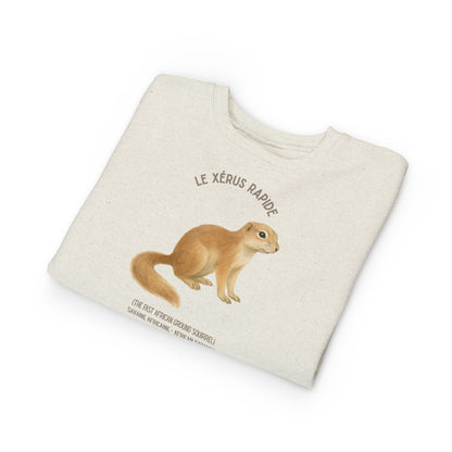 Xérus/African Ground Squirrel Animal Graphic Crewneck - Toddler Sweatshirt