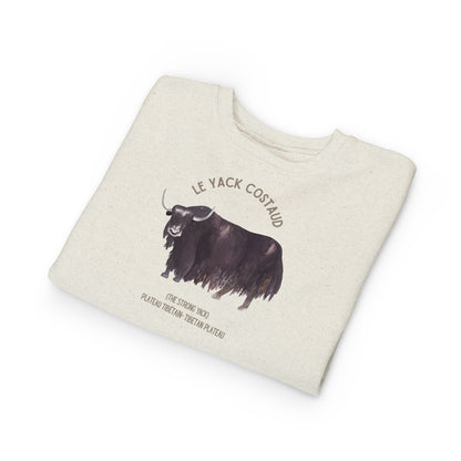 Yack/Yak Animal Graphic Crewneck - Toddler Sweatshirt