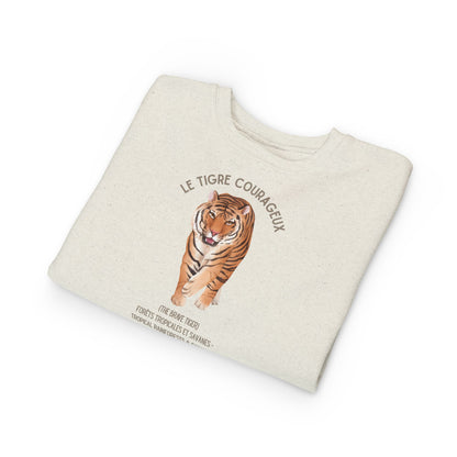 Tigre/Tiger Animal Graphic Crewneck - Toddler Sweatshirt