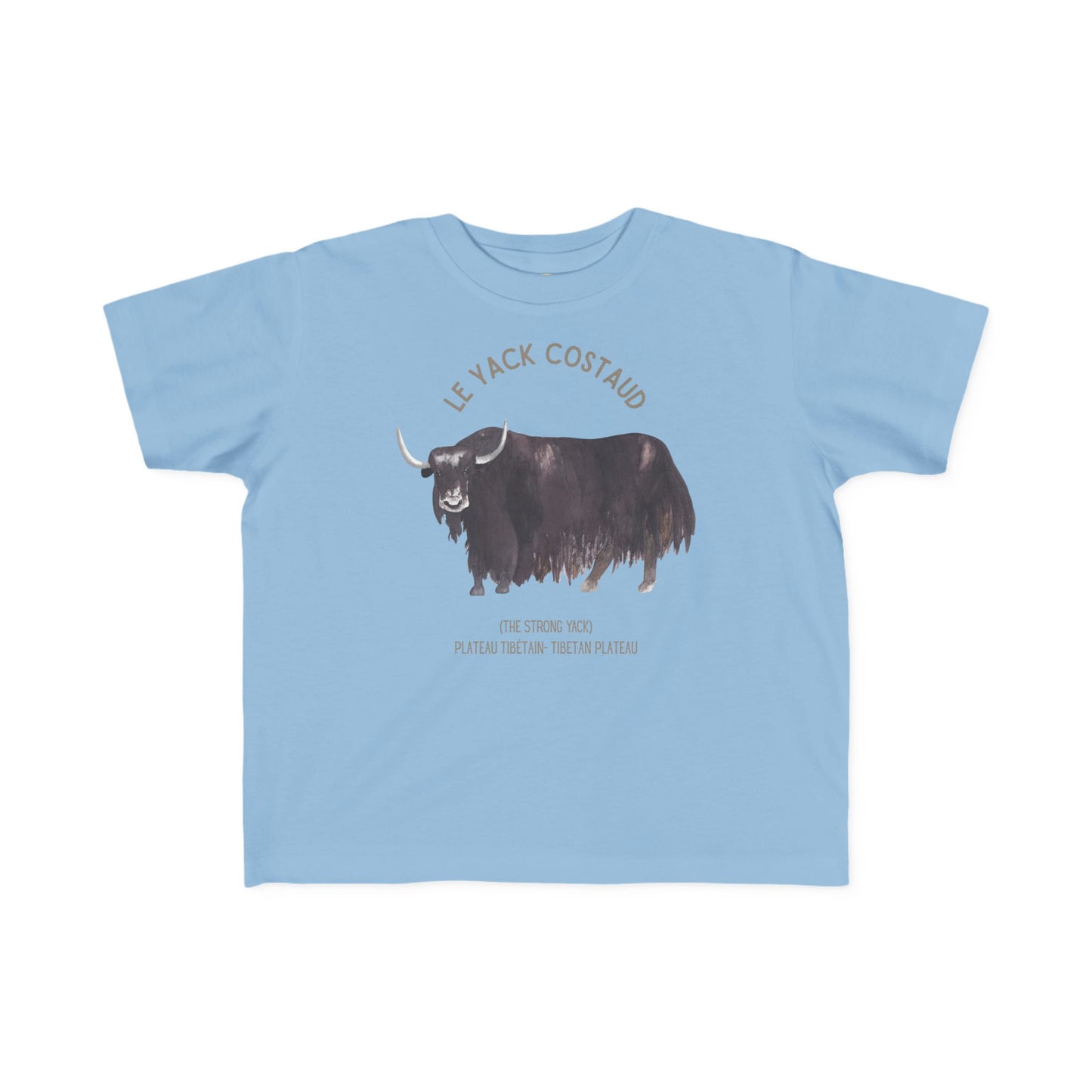 Yack/Yak Toddler Tee — 'Le Yack Costaud' French Kids Shirt