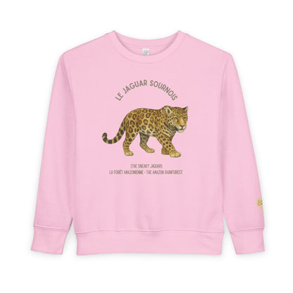 Jaguar/Jaguar Animal Graphic Crewneck - Toddler Sweatshirt