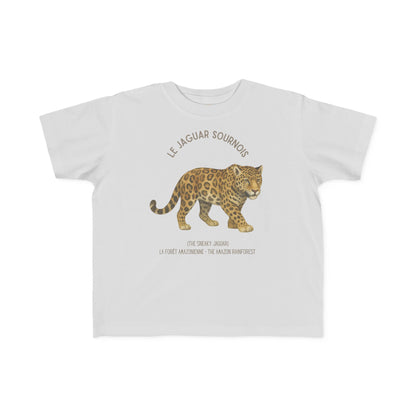 Jaguar Toddler Tee — 'Le Jaguar Sournois' French Kids Shirt