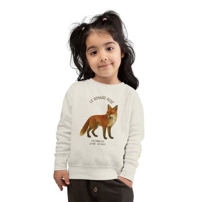 Renard/Fox Animal Graphic Crewneck - Toddler Sweatshirt