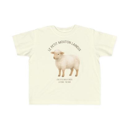 Mouton/Sheep Toddler Tee — 'Le Petit Mouton Laineux' French Kids Shirt