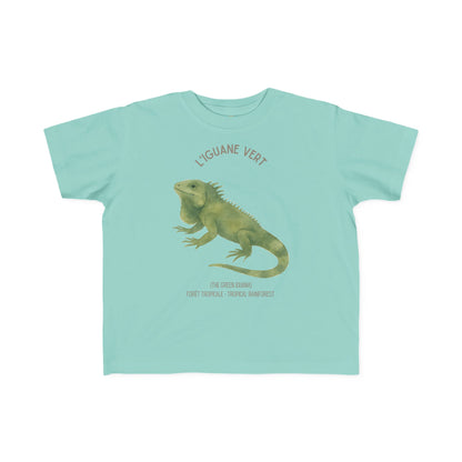Iguane/Iguana Toddler Shirt — 'L'Iguane Vert' French Kids Shirt