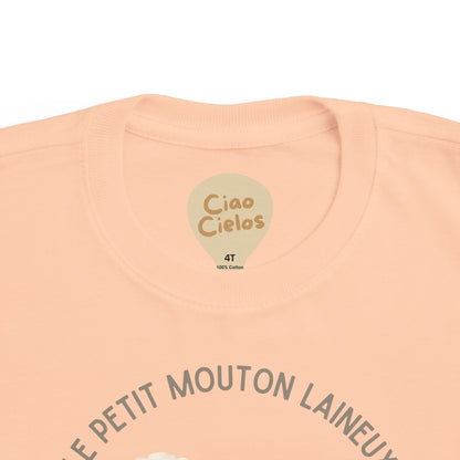 Mouton/Sheep Toddler Tee — 'Le Petit Mouton Laineux' French Kids Shirt